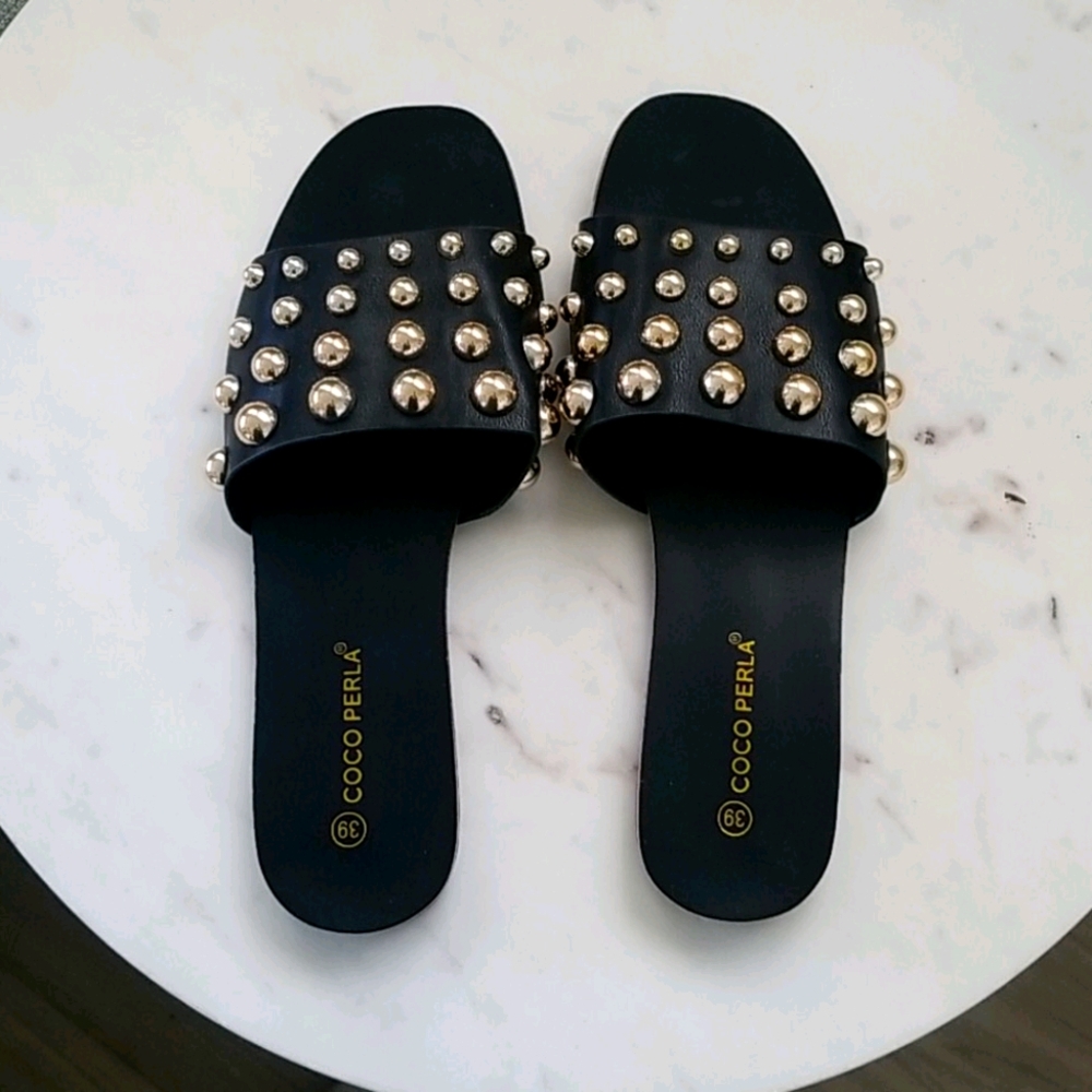 Nasty Gal studded sandals